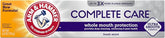 ARM & HAMMER Complete Care Toothpaste, Teeth Whitening Toothpaste, Fluoride, Whole Mouth Protection, Fresh Mint Flavor, 6.0 oz (Pack of 1)