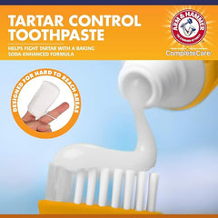 Arm & Hammer Complete Care Puppy Dental Kit, Chicken Flavor Enzymatic Dog Toothpaste, Toothbrush, & Microfiber Brush, Baking Soda + Calcium, Enhanced Formula, 2.5oz - 2 Pack