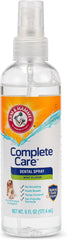 Arm & Hammer Complete Care Dog Dental Spray, Mint Flavor, Easy Brushless Dog Breath Freshener, Baking Soda Enhanced Formula for Fresh Dog Breath, 6oz