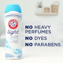 Arm & Hammer Clean & Simple in-wash Scent Booster Crisp Clean 24oz(Pack of 4)