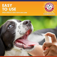 Arm & Hammer Complete Care Dog Dental Spray, Mint Flavor, Easy Brushless Dog Breath Freshener, Baking Soda Enhanced Formula for Fresh Dog Breath, 6oz - 2 Pack