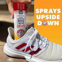 Arm & Hammer™ Sport Gear & Shoe Refresher Spray, Heavy Duty Odor Defense for Sports Gear and Footwear, Deodorizer for Gym Bags, Boxing Gloves, Hockey Equipment, and Football Pads (6.7 oz)