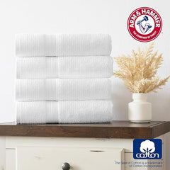 Arm & Hammer Quick Dry Bath Towels, 4 Piece, Light Blue