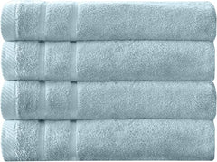 Arm & Hammer Super Soft Bath Towels, 4 Piece, Light Blue