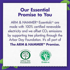 ARM & HAMMER Essentials Fluoride-Free Toothpaste, Whitening + Activated Charcoal Toothpaste, 4 Pack of 4.3oz Tubes, Clean Mint, 100% Natural Baking Soda