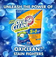 Arm & Hammer plus OxiClean 5-in-1 Power Paks, 24 Count (Packaging may vary)
