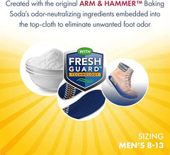 Arm & Hammer Memory Foam Work Insoles for Men and Women, Pair of Anti-Fatigue Memory Foam Inserts with Arch Support for Work Boots, Sneakers, Or Dress Shoes. (1 Pack)