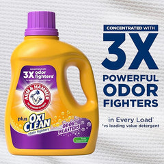 ARM & HAMMER Plus OxiClean Odor Blasters Fresh Botanical, 77 Loads Liquid Laundry Detergent, 100.5 Fl oz