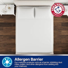 Arm & Hammer Cooling Comfort Fitted Mattress Protector, Queen