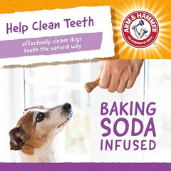 Arm & Hammer for Pets Nubbies Dental Treats Value Size - Baking Soda & Calcium Dog Dental Chews, Helps Scrub Plaque & Tartar While Chewing, Peanut Butter Flavor, 139 Count, 52.8 Oz - 6 Pack