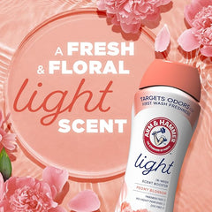 ARM & HAMMER Light In-Wash Scent Booster,No Heavy Perfumes,No Dyes,No-Parabens,Peony Blossom Scent,24 Oz,(Pack of 6)