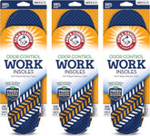 Arm & Hammer Work Insoles for Men and Women, Boot Inserts for Work Boots, Boot Insoles for Work, Work Boot Insoles for Men and Women, Pair of Anti-Fatigue Arch Support Memory Foam Insoles (3 Pack)
