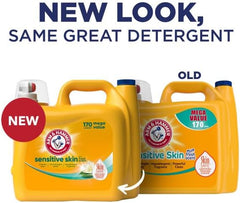 ARM & HAMMER Sensitive Skin Plus Fresh Scent, 170 Loads Liquid Laundry Detergent, 170 Fl oz