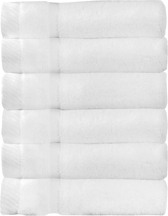 Arm & Hammer Super Soft Washcloths, 6 Piece, White