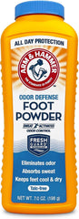 Arm & Hammer Foot Powder for Shoes & Feet, Talc-Free Odor & Moisture Control for Men & Women, 7 oz (1 Pack)