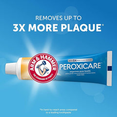 ARM & HAMMER Peroxicare Toothpaste for Gum Health, Baking Soda Toothpaste, Clean Mint, 6.0oz (Pack of 2)