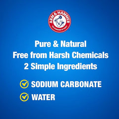 ARM & HAMMER Super Washing Soda Household Cleaner and Laundry Booster, Versatile Natural Home Cleaner, Powder Laundry Additive, 55 oz Box (Pack of 2)