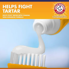 Arm & Hammer Complete Care Enzymatic Puppy Toothpaste, Peanut Butter Flavor, Enzymatic Dog Toothpaste for Puppies, Baking Soda + Calcium Formula, 6.2oz