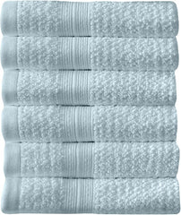 Arm & Hammer Quick Dry Washcloth Set, 6 Piece, Light Blue