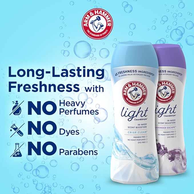 Arm & Hammer Light In-Wash Scent Booster Lavender Escape 24oz (Pack of 2)
