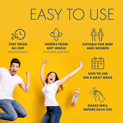 Arm & Hammer Invisible Body Powder Spray, Clear Talc-Free Body Odor & Sweat Control For Men & Women, Spray Body Powder For Women And Men, Arm And Hammer Body Spray Powder, 7 Oz (3 Pack)
