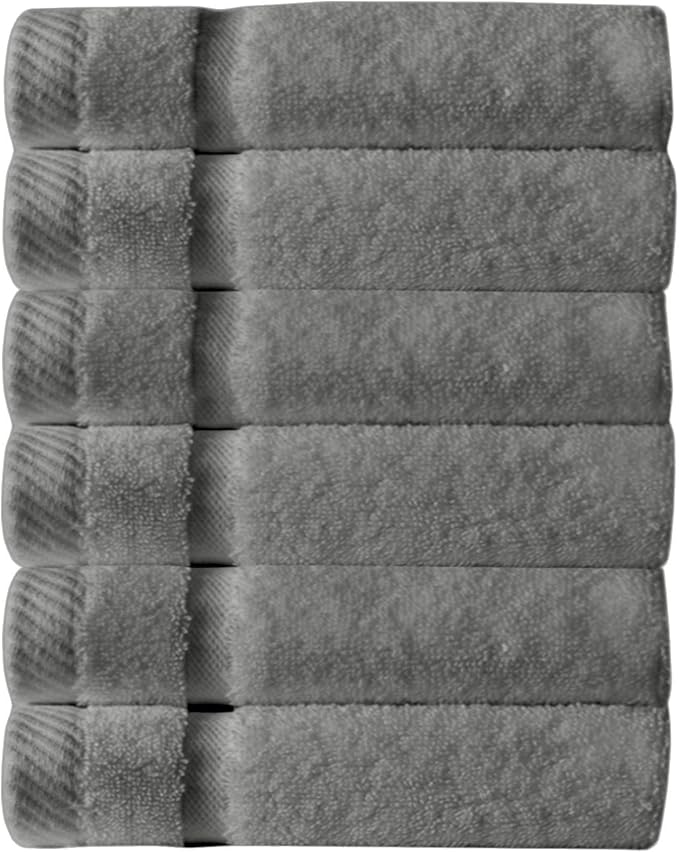 Arm & Hammer Super Soft Washcloths, 6 Piece, Grey