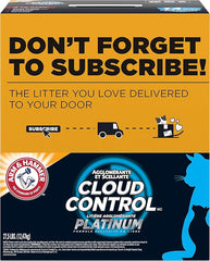 ARM & Hammer Cloud Control Platinum Clumping Cat Litter Odor Control, 27.5 lbs.