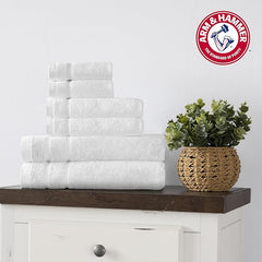 Arm & Hammer Super Soft Bath Towel Set, 6 Piece, Dark Blue