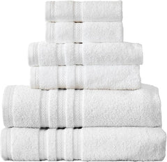 Arm & Hammer Performance Bath Towel Set, 6 Piece, White